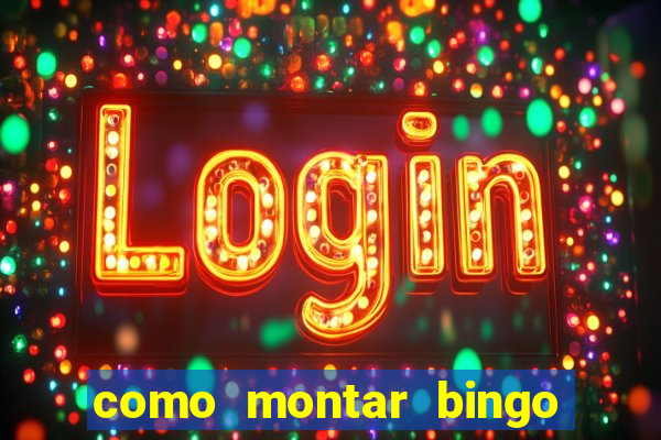 como montar bingo brinquedos toia